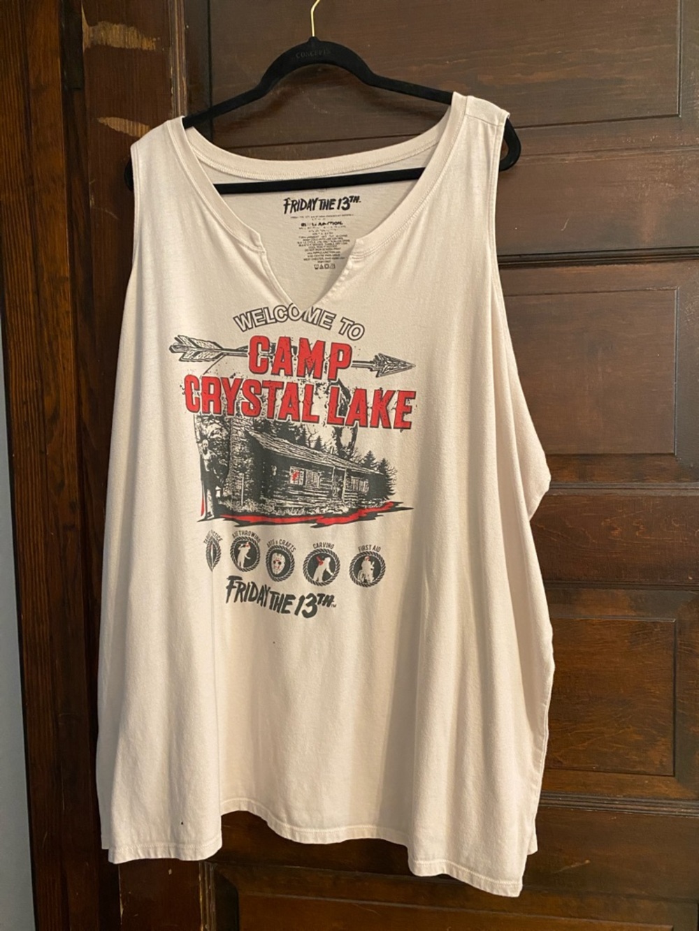 TORRID Friday The 13th V-Cut Tank Top Camp Crystal Lake Graphic